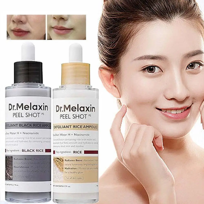 Dr. Melaxin Rice Exfoliating Serum Facial Moisturizing Soften Serum Blackhead Removal Hydrating Pore Shrinking Korean Skin Care