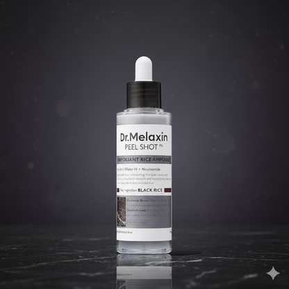 Dr. Melaxin Rice Exfoliating Serum Facial Moisturizing Soften Serum Blackhead Removal Hydrating Pore Shrinking Korean Skin Care